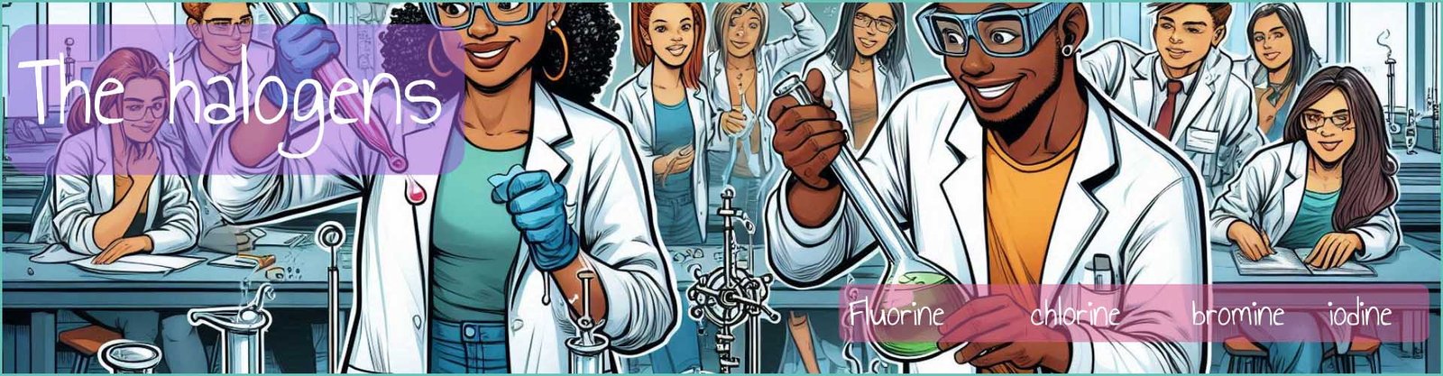 The halogens header image